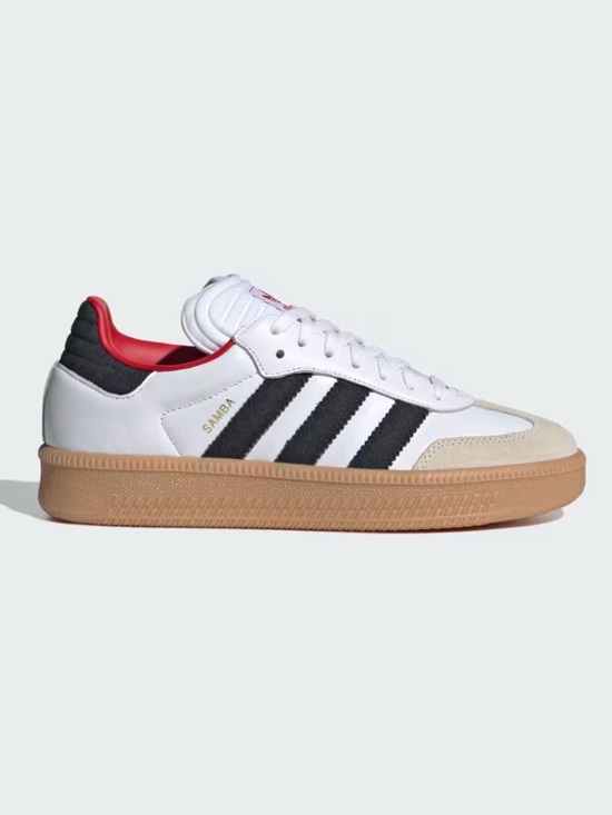 adidas Shoes - adidas Samba XLG Sneakers White Black Gum with Red Accent